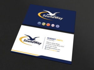 Business Card Design by Uttom 2 for SoundWay Consulting Incorporated | Design: #26508468