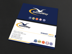 Business Card Design by Uttom 2 for SoundWay Consulting Incorporated | Design: #26508482