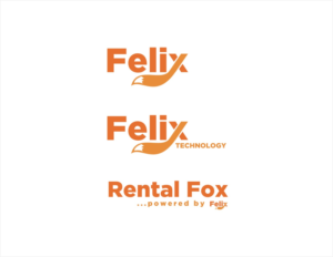 Felix; Felix Technology: Rental Fox...powered by Felix | Logo Design by cjssan