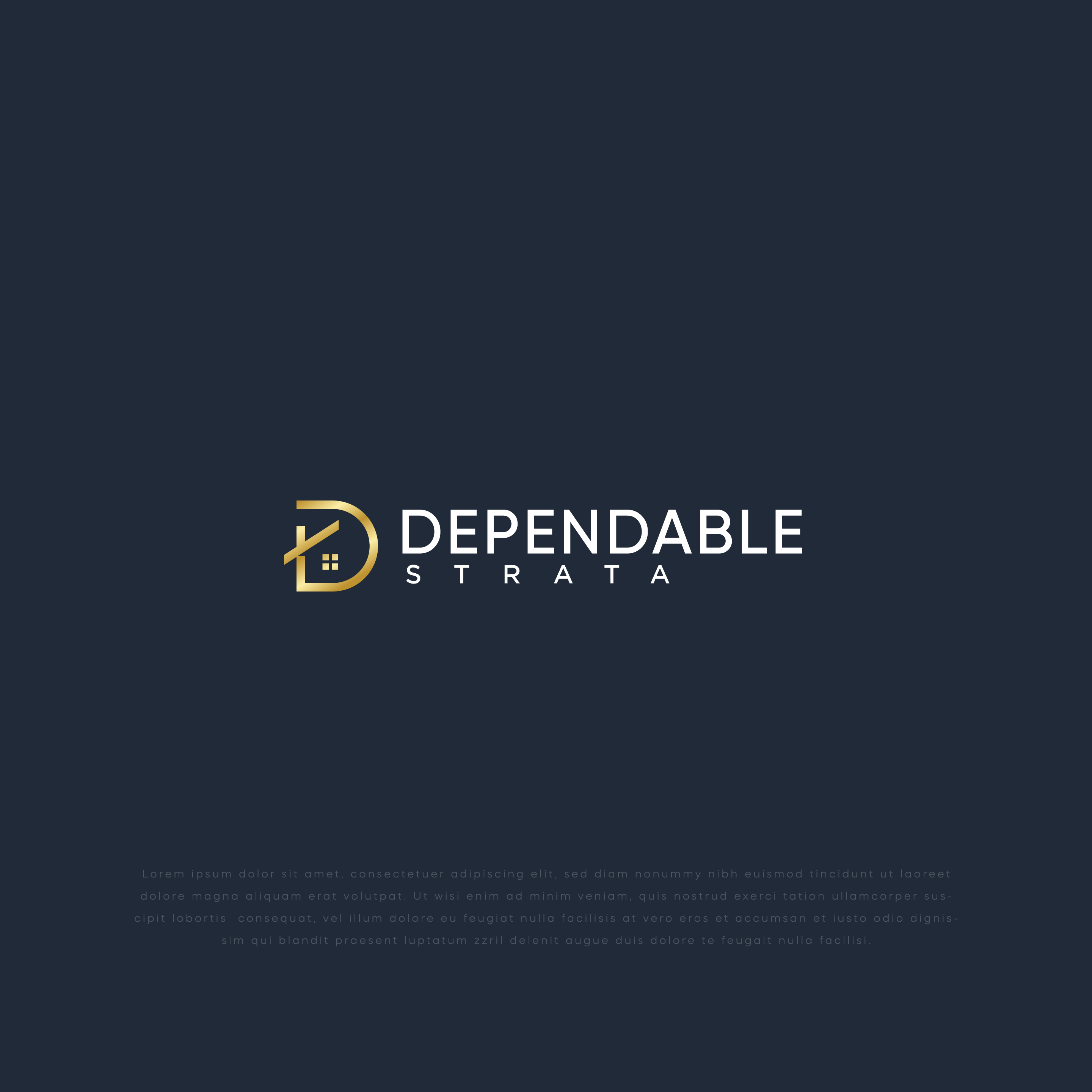 Logo-Design von Maria Graphics™ für Dependable Strata | Design #26521385