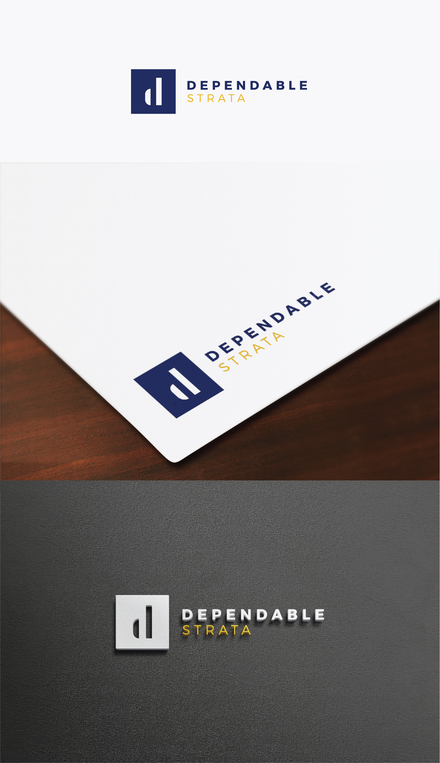 Logo Design by IMilenovic for Dependable Strata | Design: #26535991