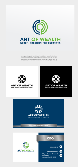 Logo Design by fatiyadesign for Art of Wealth | Design: #26501854