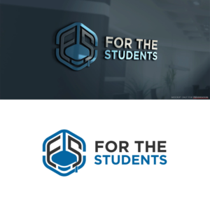 For the Students, but can also try and option with FTS with the words, 'For the Students' integrated into design | Logo Design by Mono.co