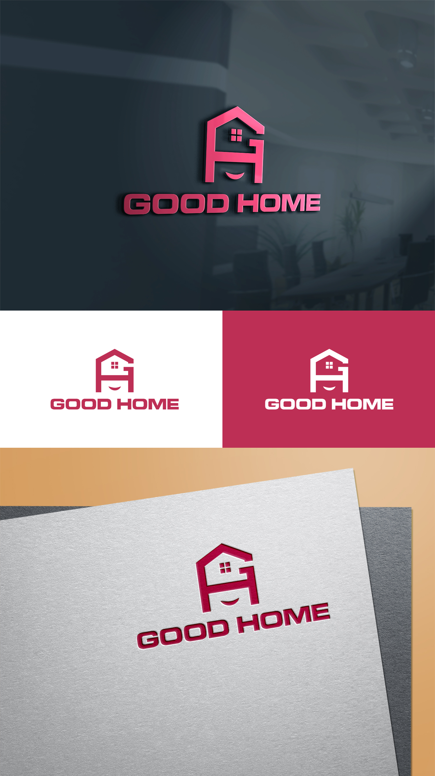 Logo Design by MD Aminul Islam for Good Home GmbH | Design #26502034