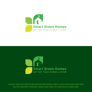 Smart Green Homes "Better Than Condo Living"  | Logo Design by nandkumar