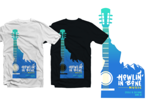 Howlin' in Bone Concert Series | T-shirt Design by ammar_ed