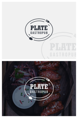 Plate Gastropub | Logo Design by :) Zoya