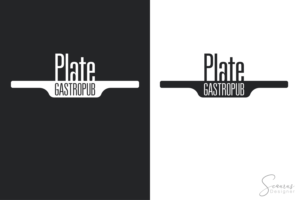 Plate Gastropub | Design de Logo par InkThink by Scaurus