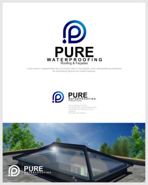 Pure Waterproofing - Logo and Advert | Werbe-Design von momo57