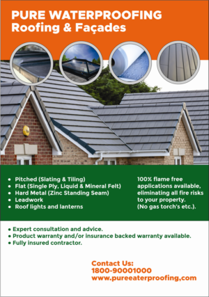 Pure Waterproofing - Logo and Advert | Werbe-Design von jancon 2