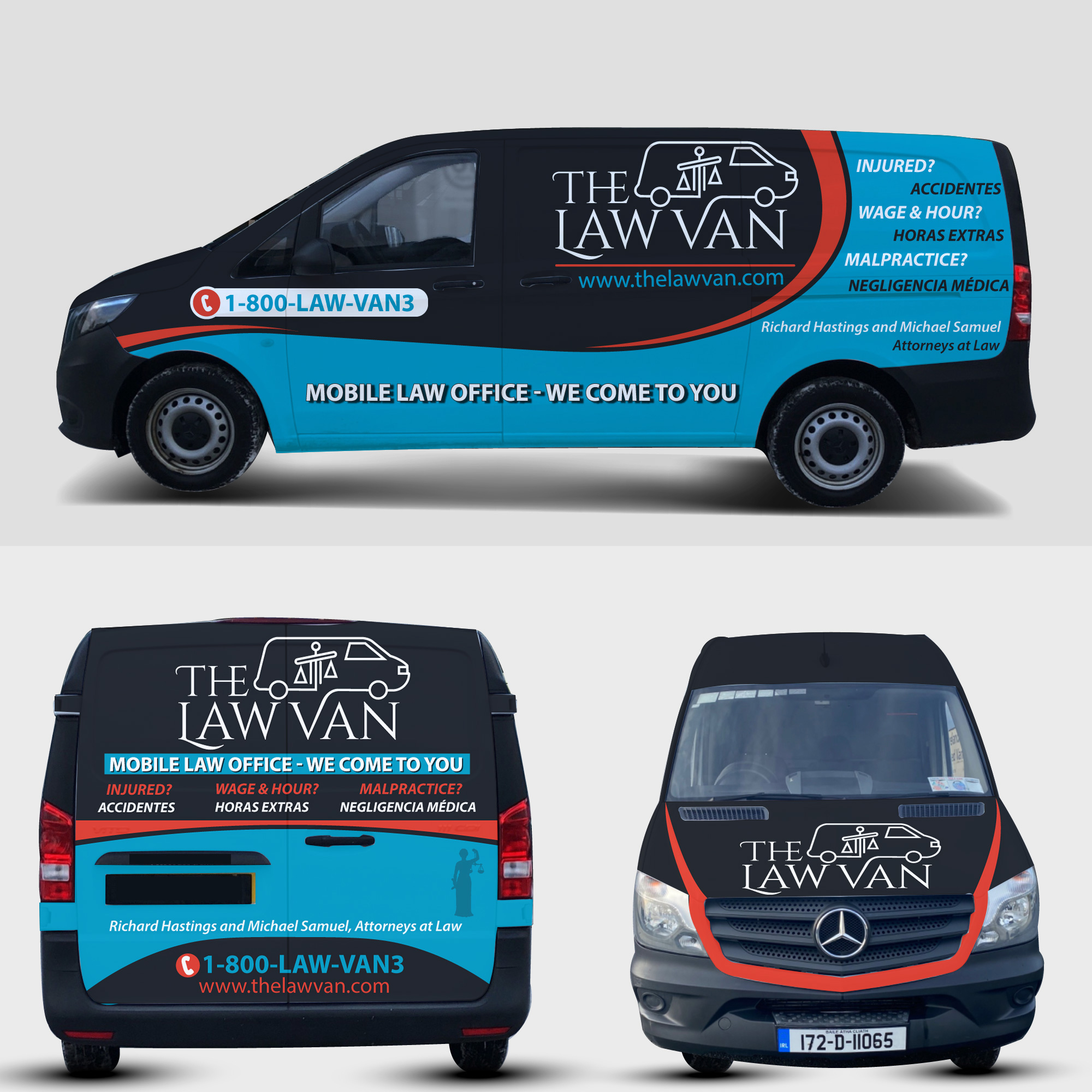 Car Wrap-Design von JS_Design für The Law Van | Design #26558579