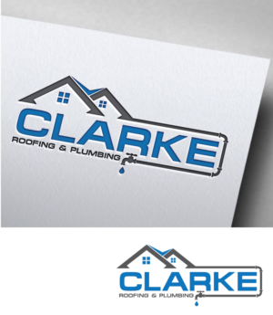 Clarke Roofing & Plumbing | Logo Design by HEAVEN ART
