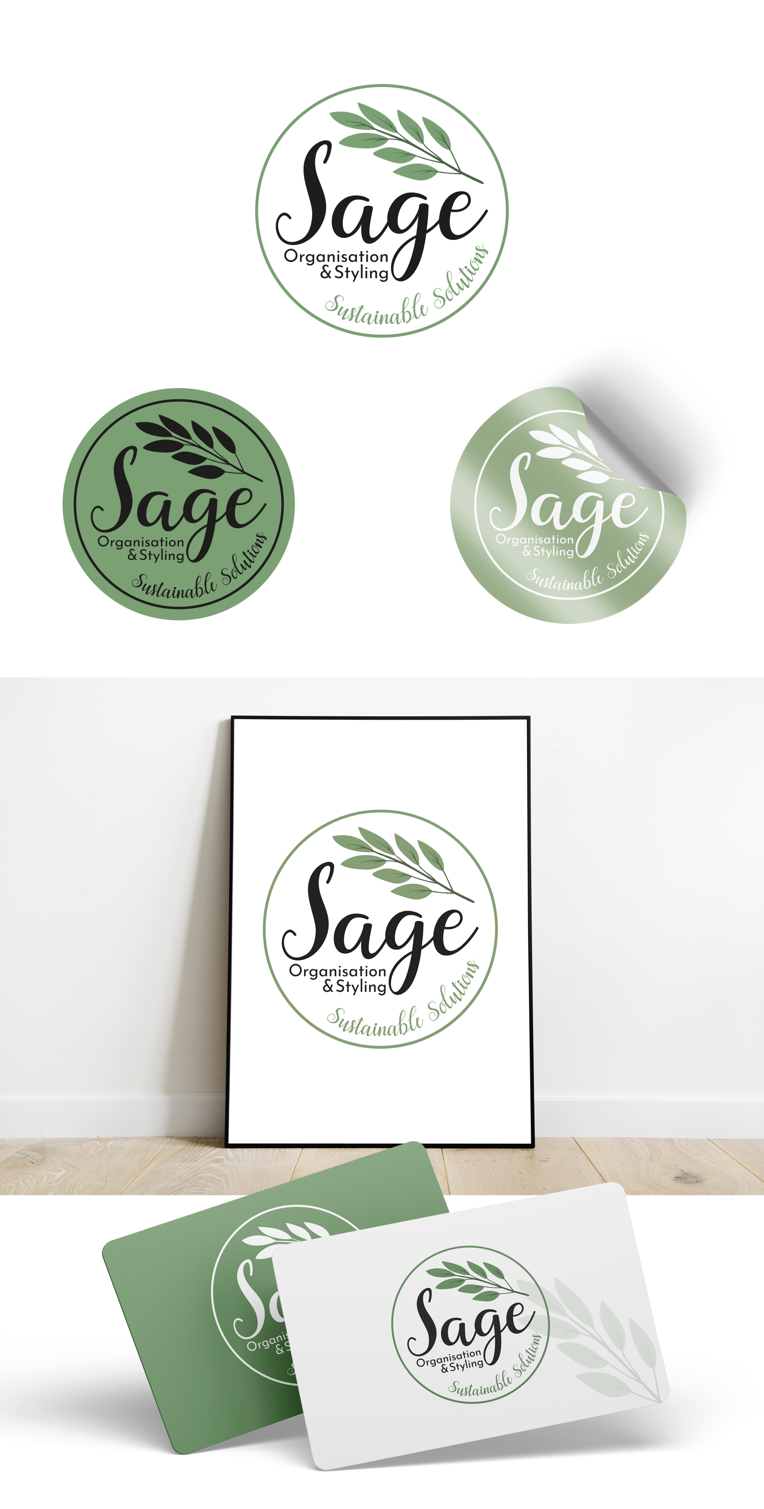 Logo Design by designbysy for Sage Organisation & Styling | Design #26508743
