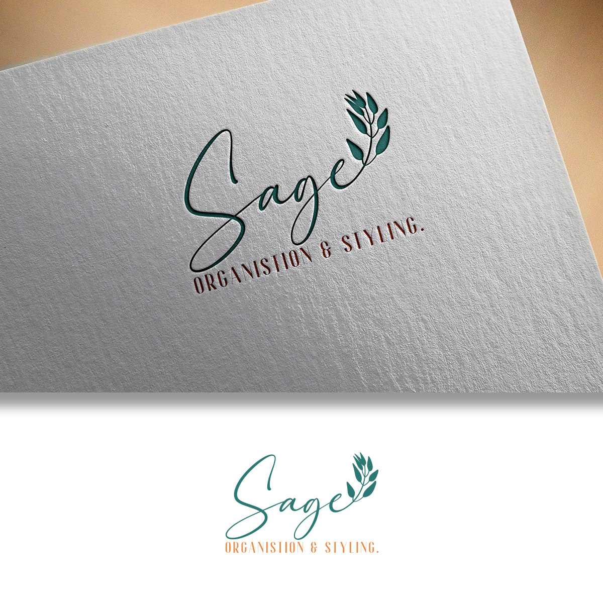 Logo Design by DesignDUO for Sage Organisation & Styling | Design #26505067