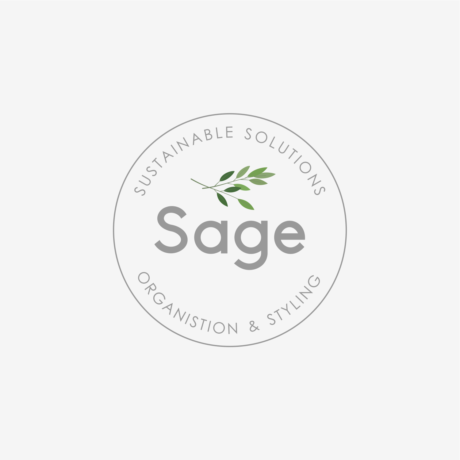 Logo Design by ThiagoB for Sage Organisation & Styling | Design #26523553