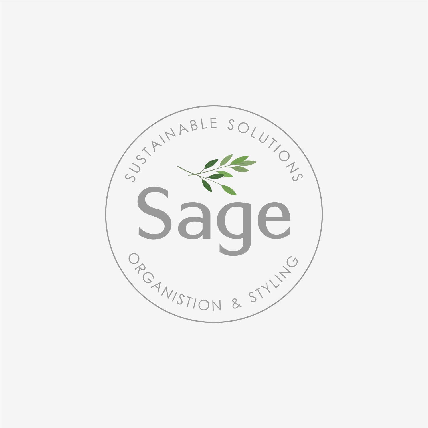 Logo Design by ThiagoB for Sage Organisation & Styling | Design #26523554
