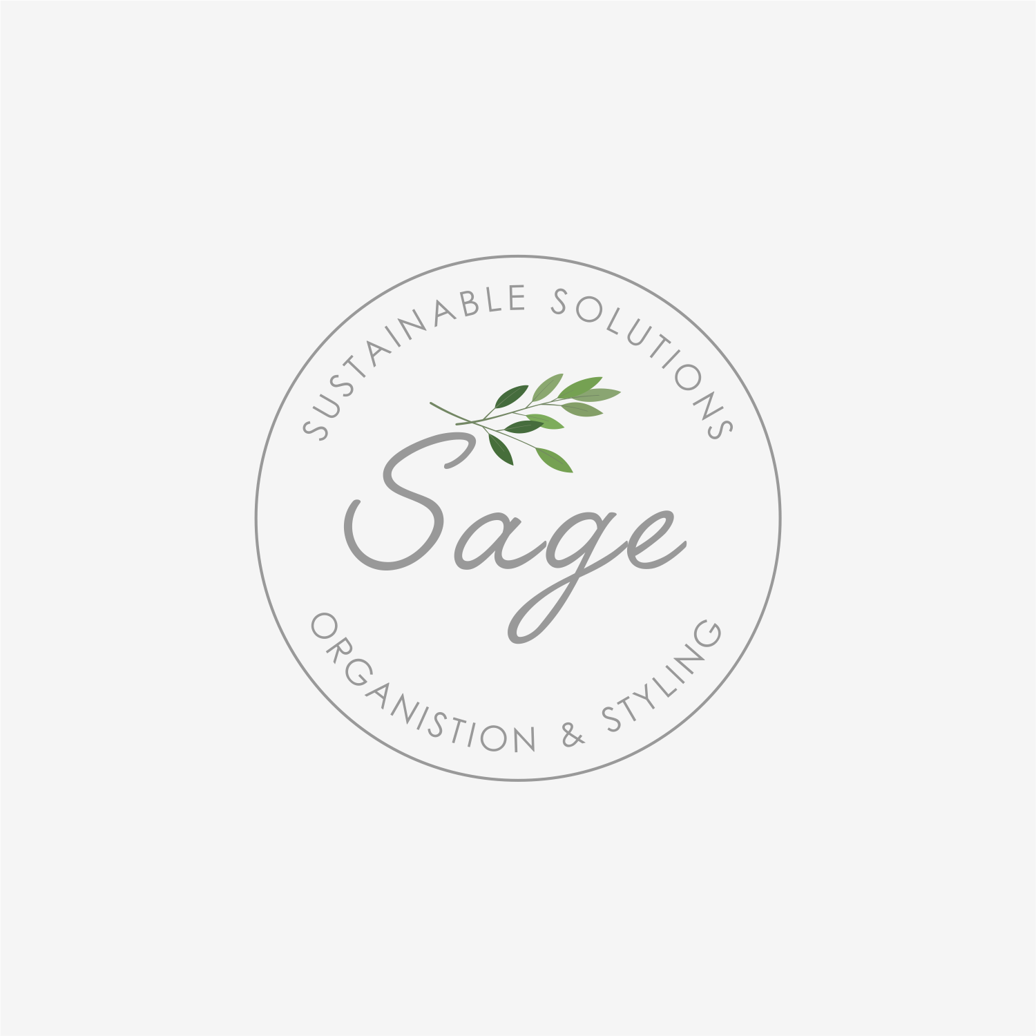 Logo Design by ThiagoB for Sage Organisation & Styling | Design #26523555