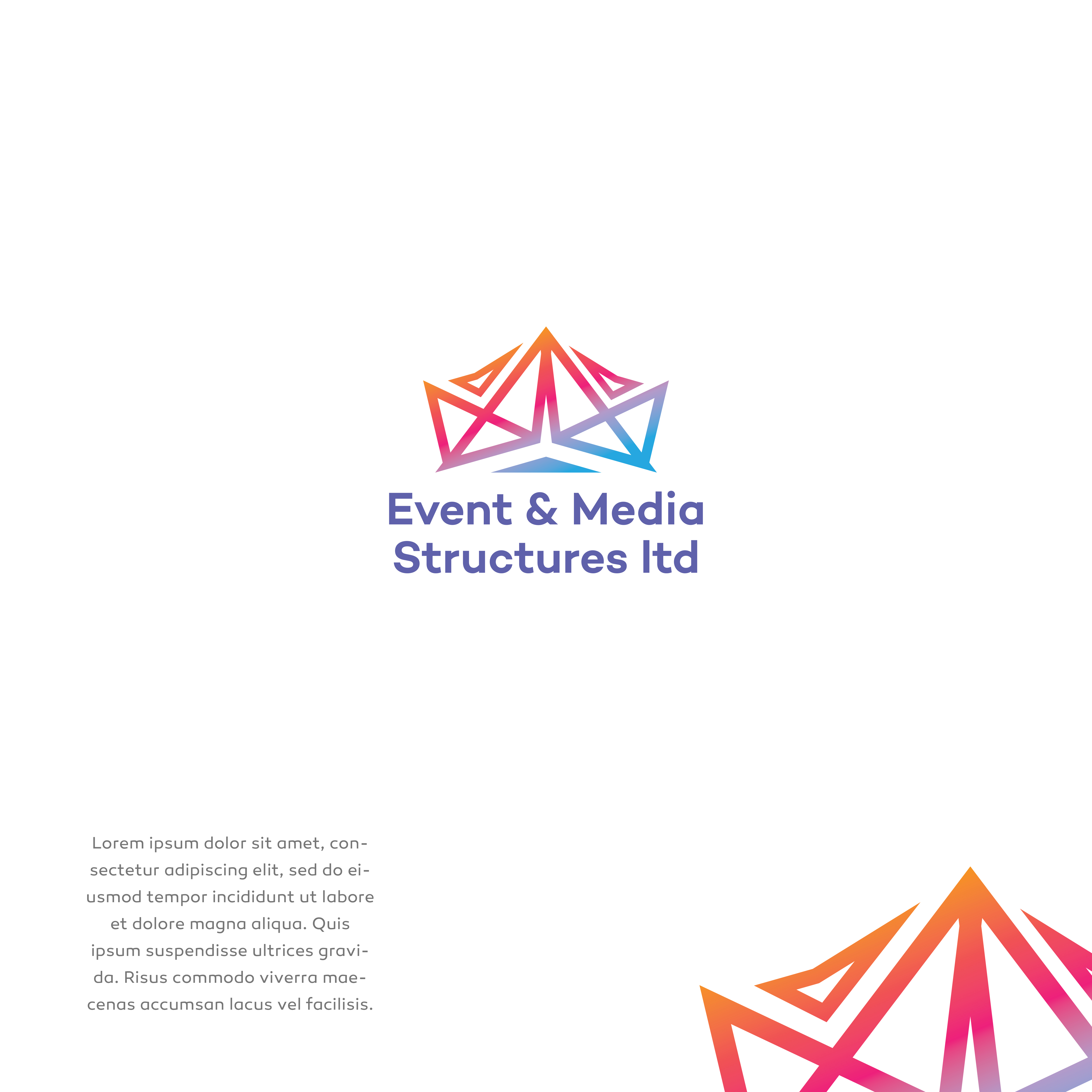 Design de Logo par vramar.roy pour event & media structures ltd  | Design #26508727