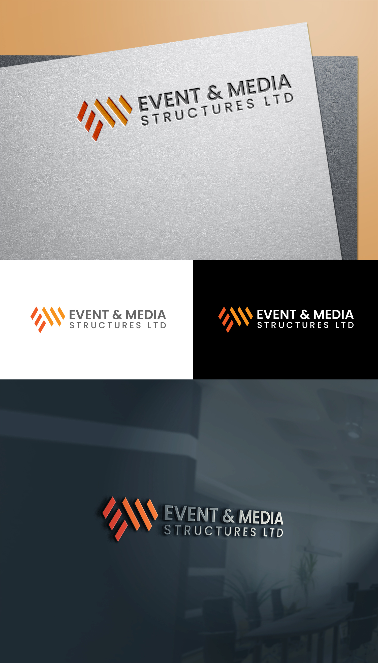 Design de Logo par MD Aminul Islam pour event & media structures ltd  | Design #26507491