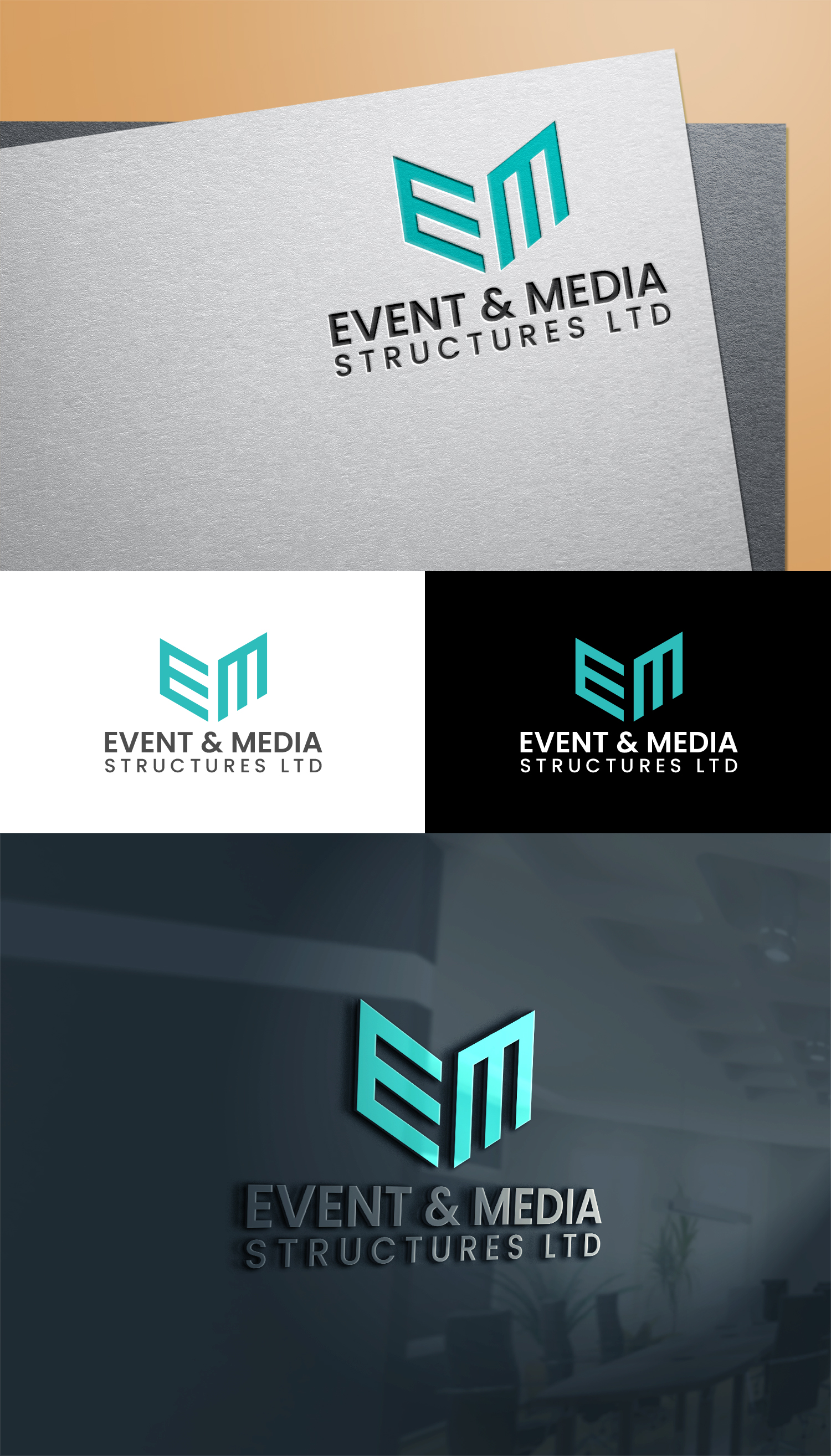 Design de Logo par MD Aminul Islam pour event & media structures ltd  | Design #26507570