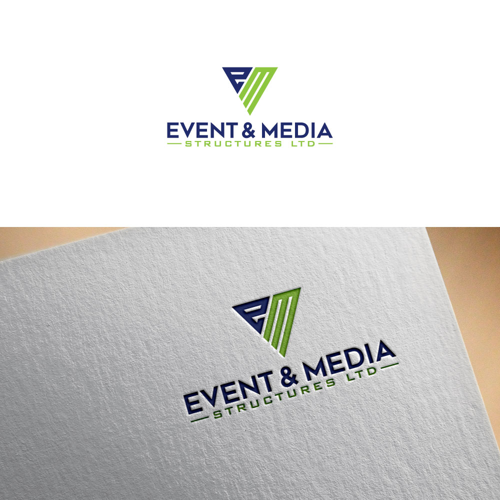 Logo Design by Trident for event & media structures ltd  | Design #26514230