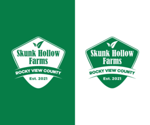 Skunk Hollow Farms. -  Est. 2021 - Rocky View County. | Logo Design by Art Lancer