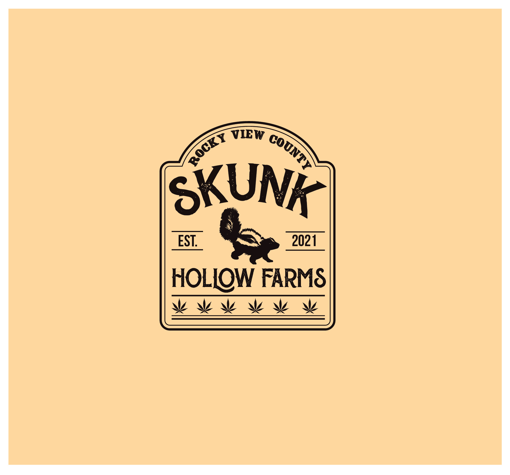 Logo Design by angelonyamu for Skunk Hollow Farms | Design #26522612