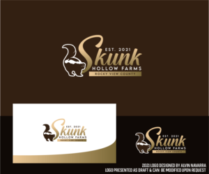 Logo Design by alvinnavarra for Skunk Hollow Farms | Design: #26530063