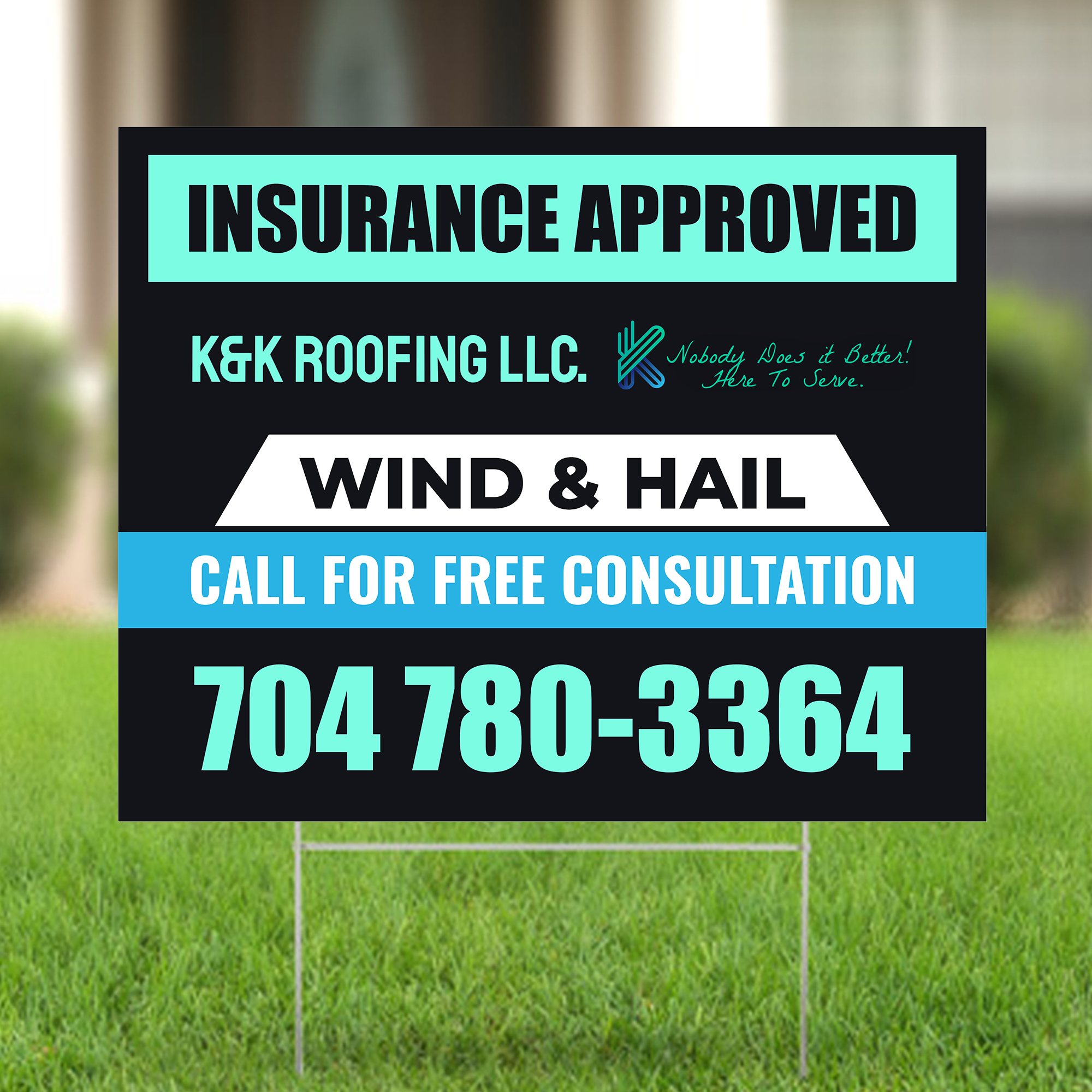 Diseño de Señalética por ecorokerz para K&K ROOFING  | Diseño #26511541