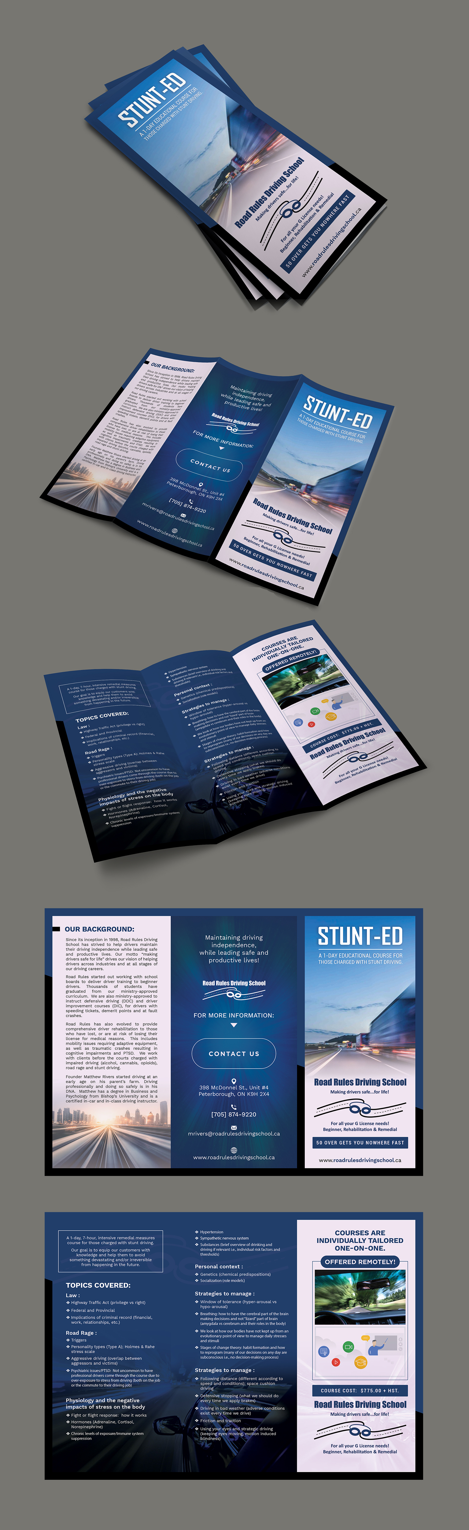 Flyer Design by jollydesigner123 for Road Rules Driving School | Design: #26517358