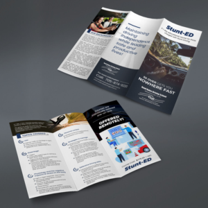 Charged by the courts for dangerously fast driving | Flyer Design by Schöpfer