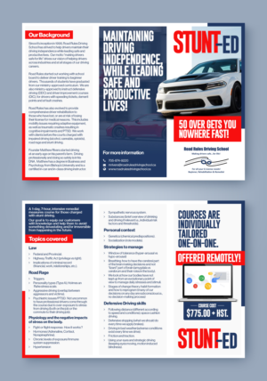 Flyer Design by Graphic Guy for Road Rules Driving School | Design: #26523220