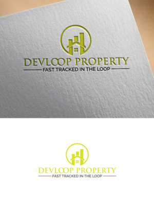 Devloop Property Development - fast tracked in the loop | Logo Design by Ruby Mallah