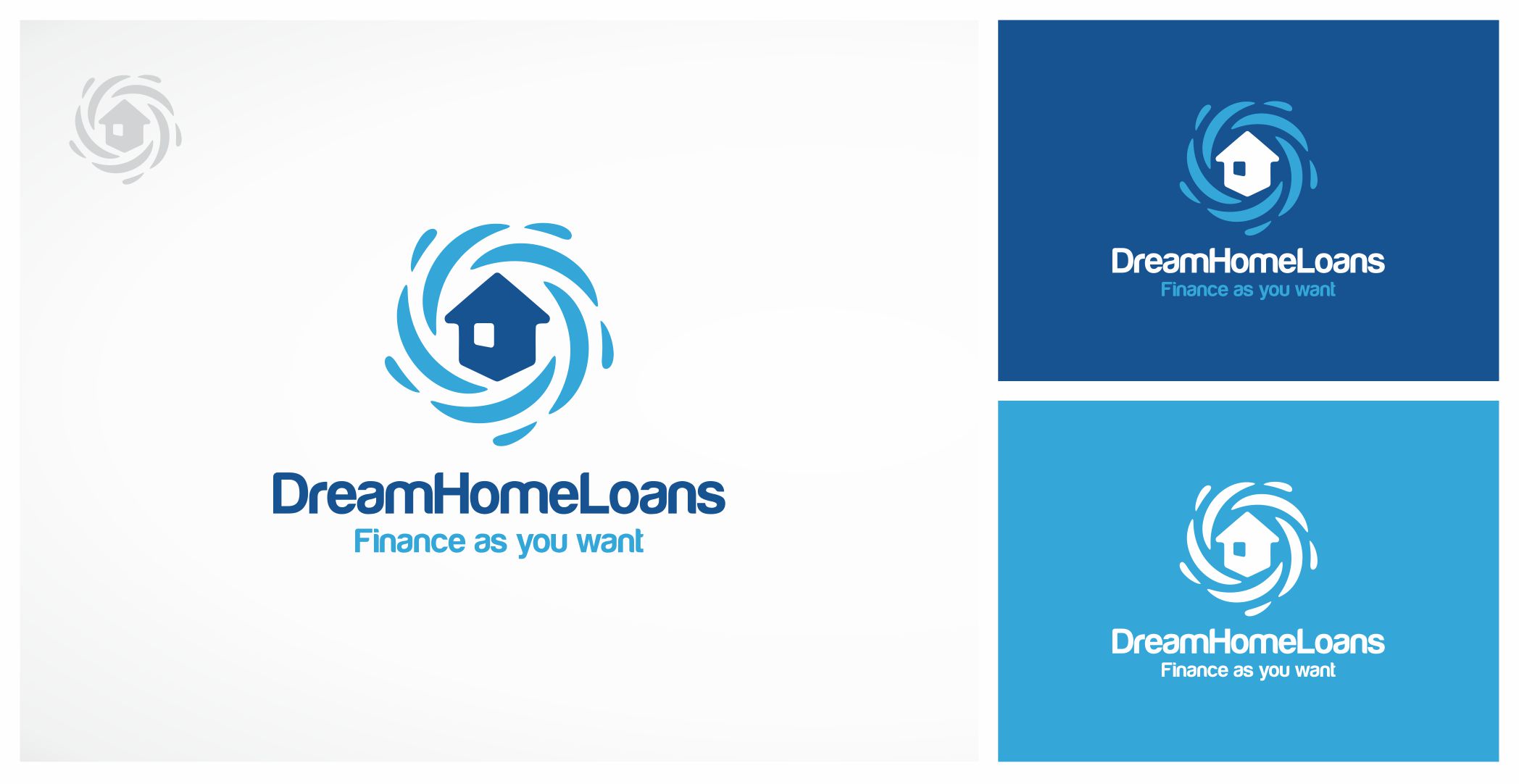 Logo Design by Graphic Guy for DREAM HOME LOANS | Design #26511316
