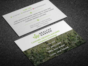 CANNABIS GROWING MACHINES Business Card Design | Visitenkarten-Design von Magic of Art