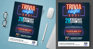 Ramsgate Rams Trivia Night | Design de Flyer par SAI DESIGNS