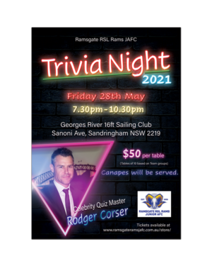 Ramsgate Rams Trivia Night | Design de Flyer par Anna G.