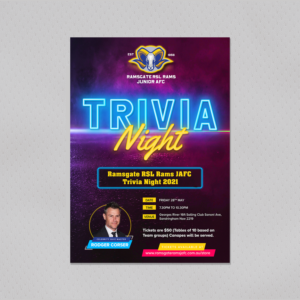 Ramsgate Rams Trivia Night | Design de Flyer par vcreatived