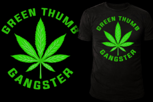 GREEN THUMB GANGSTERS MERCH DESIGN | Diseño de Camiseta por Falih A
