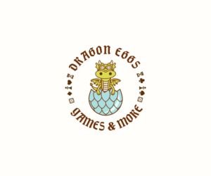 Dragon Eggs Games and More | Logo Design by luiz otavio I DESIGN