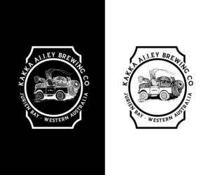 Kakka Alley Brewing Co  - Jurien Bay - Western Australia | Diseño de Logo por makerlogoz
