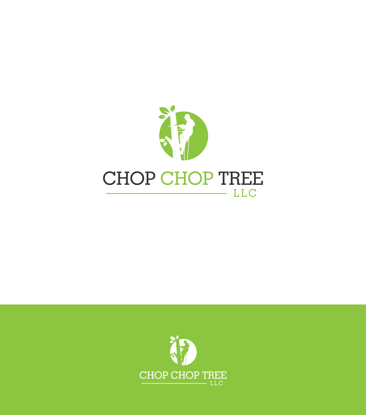Logo Design by ecorokerz for Chop Chop Tree LLC | Design #26517975