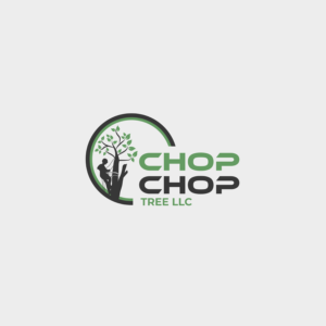 The company name is: Chop Chop Tree LLC | Logo Design by Grapi