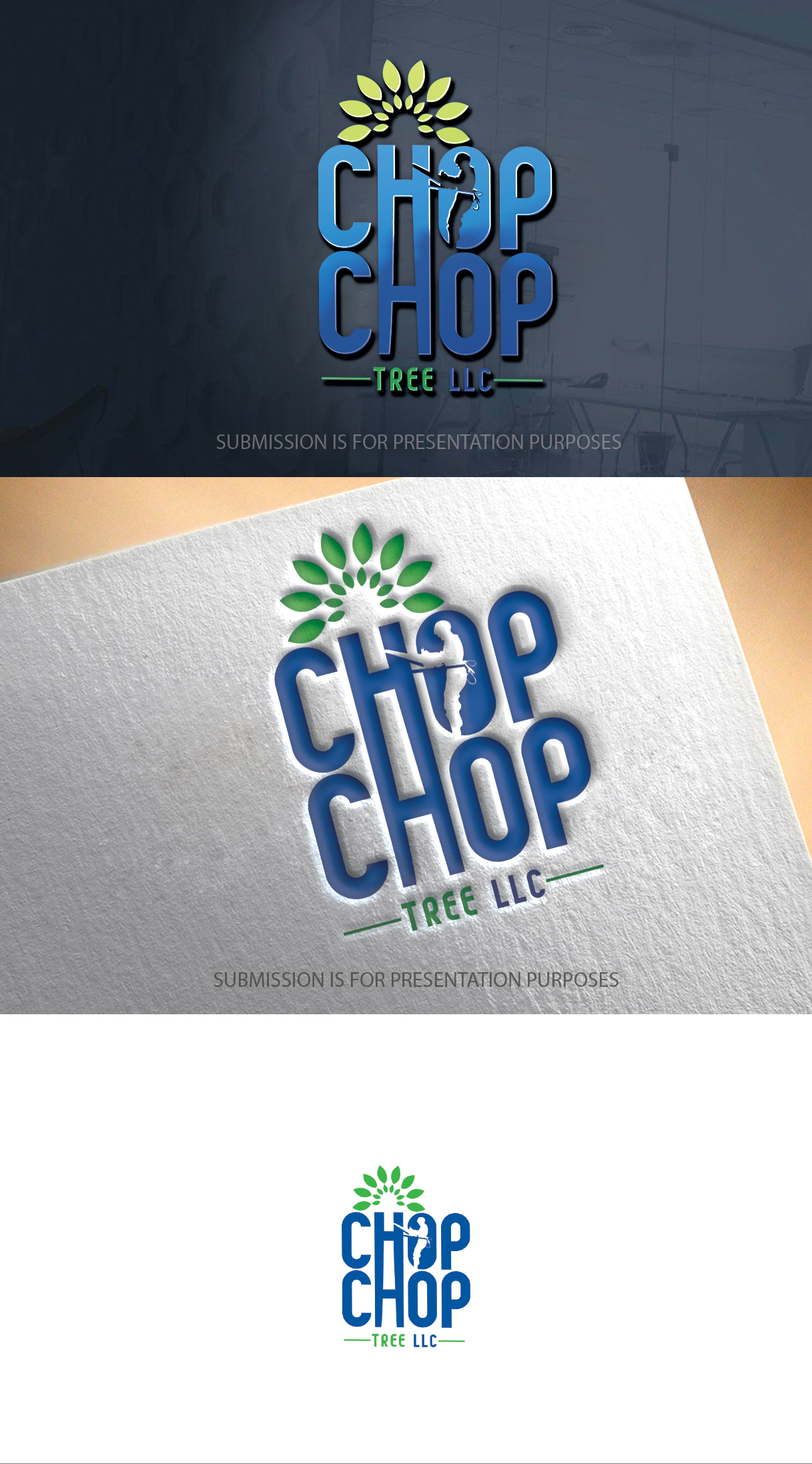 Logo Design by graphicevolution for Chop Chop Tree LLC | Design #26512862