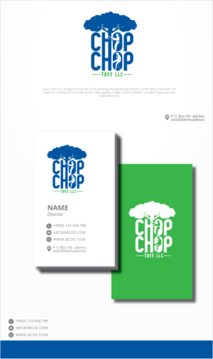 Design de Logo par graphicevolution pour Chop Chop Tree LLC | Design : #26519166