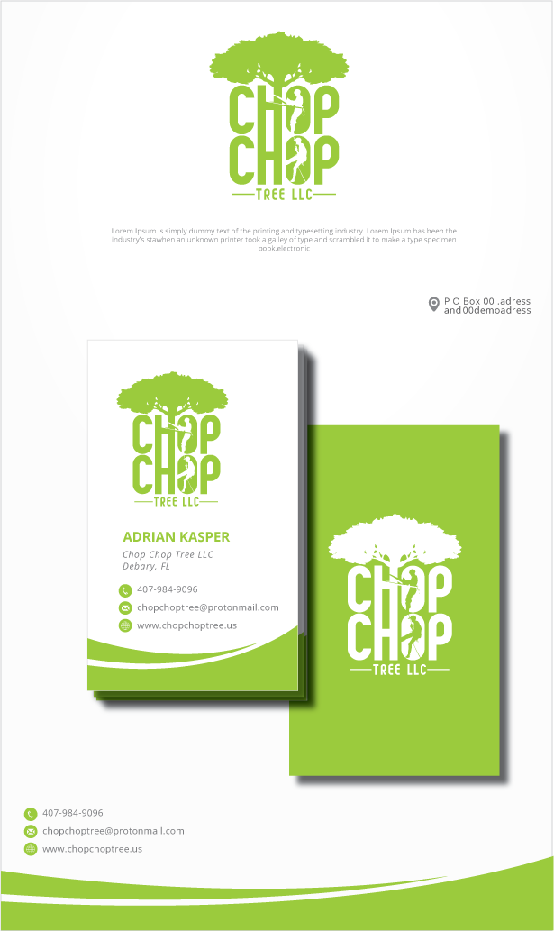 Logo Design by graphicevolution for Chop Chop Tree LLC | Design #26519168