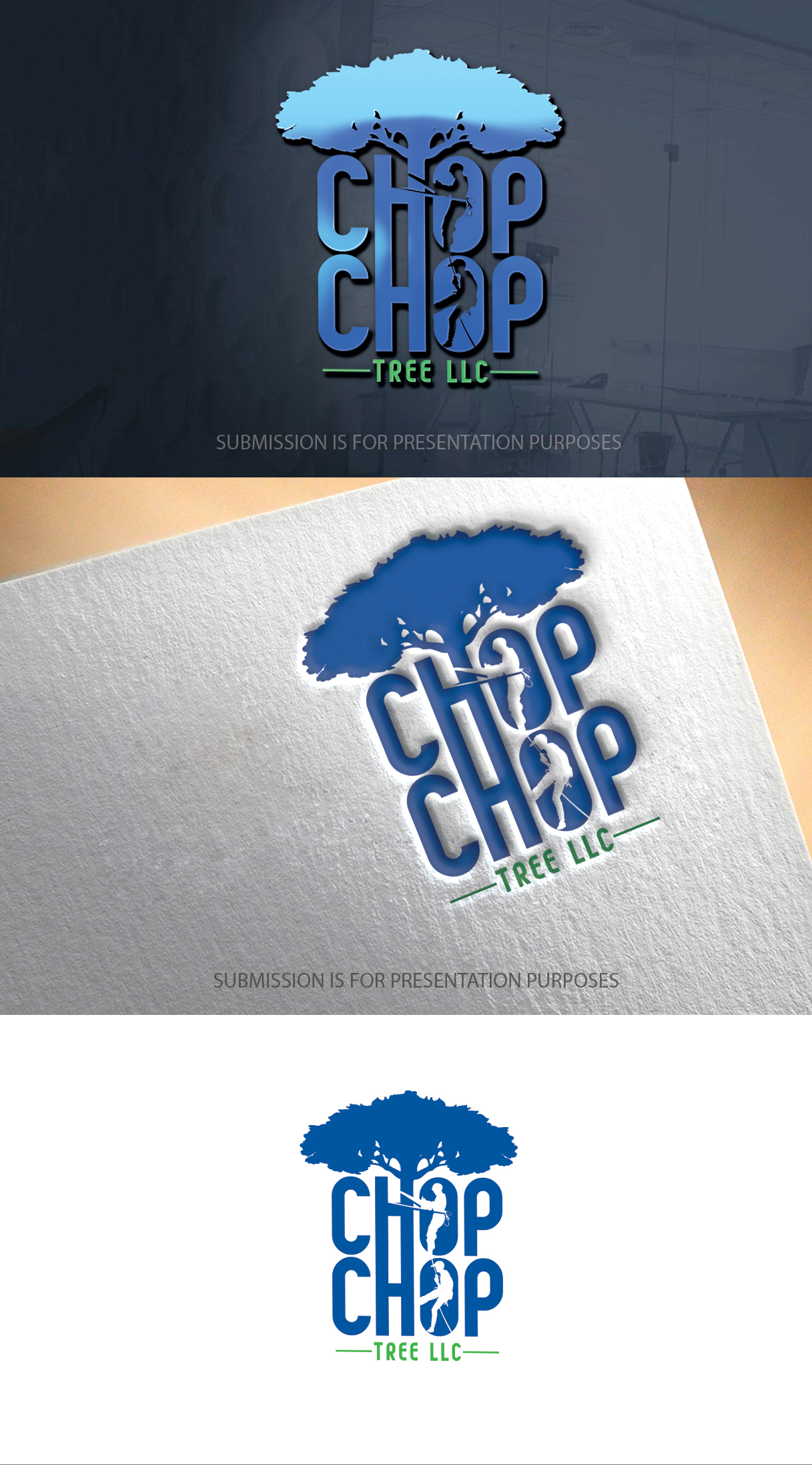 Logo Design by graphicevolution for Chop Chop Tree LLC | Design #26519189