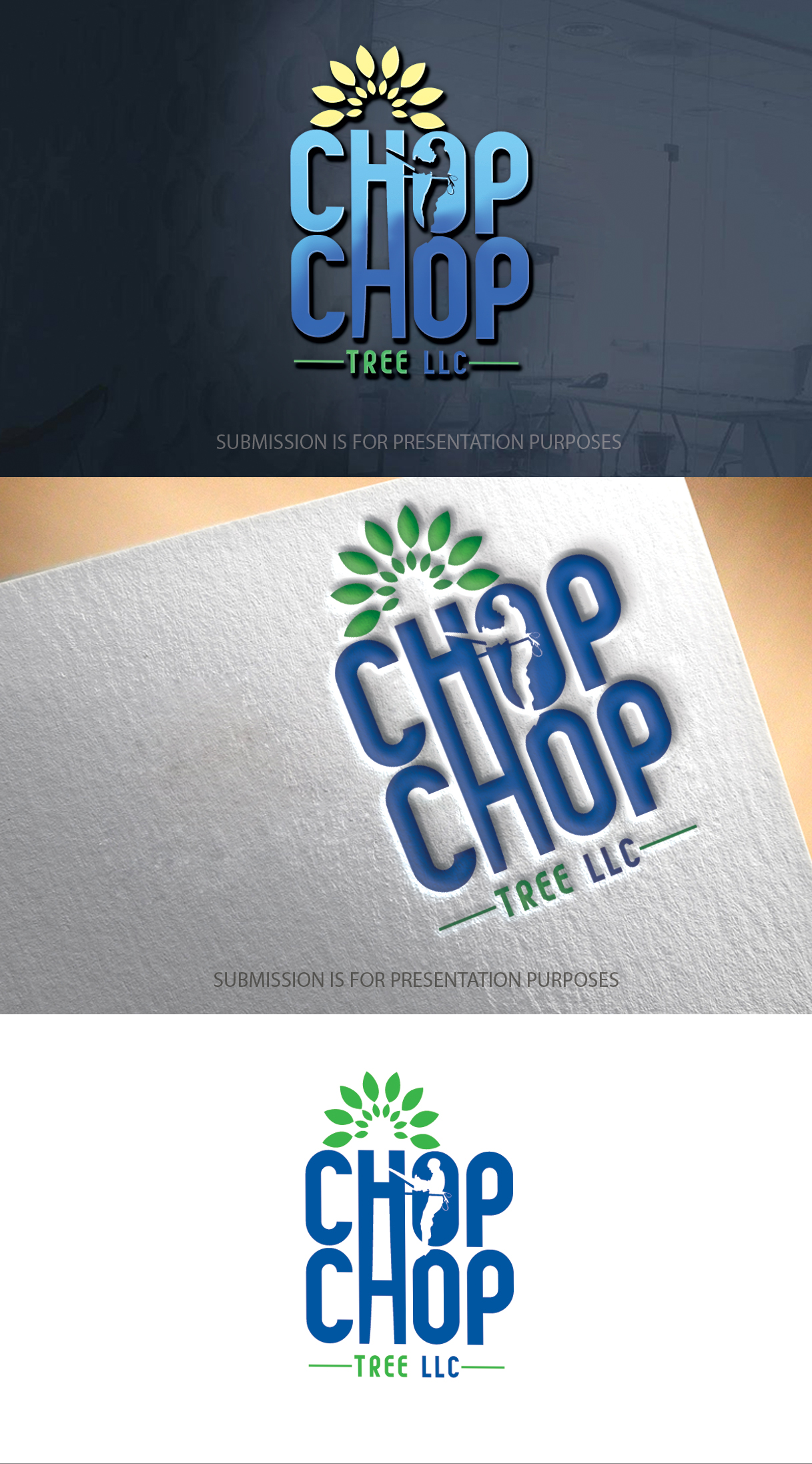 Logo Design by graphicevolution for Chop Chop Tree LLC | Design #26527737
