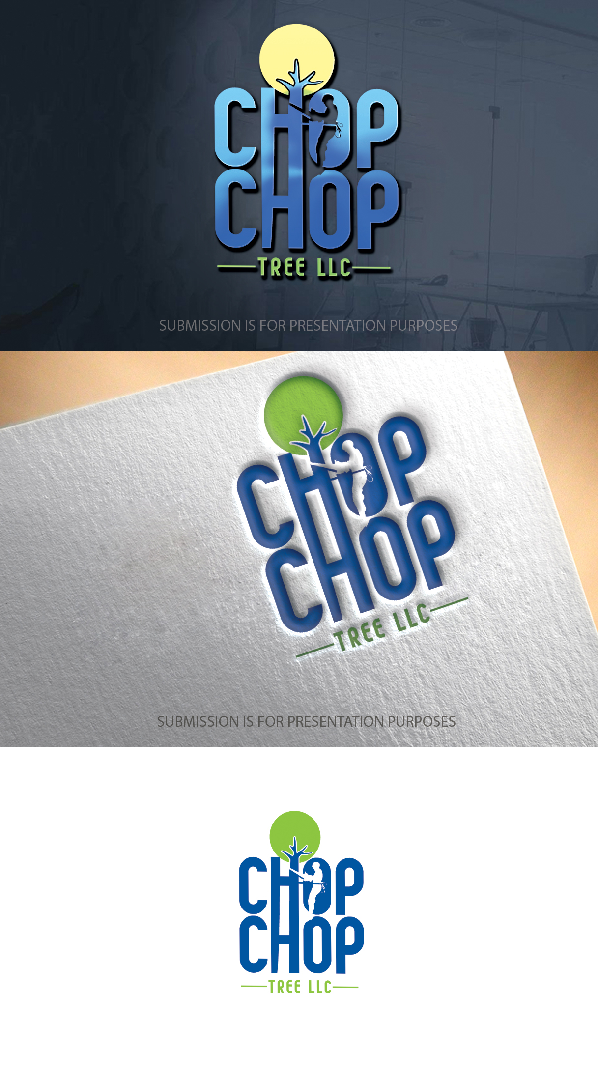 Logo Design by graphicevolution for Chop Chop Tree LLC | Design #26529386