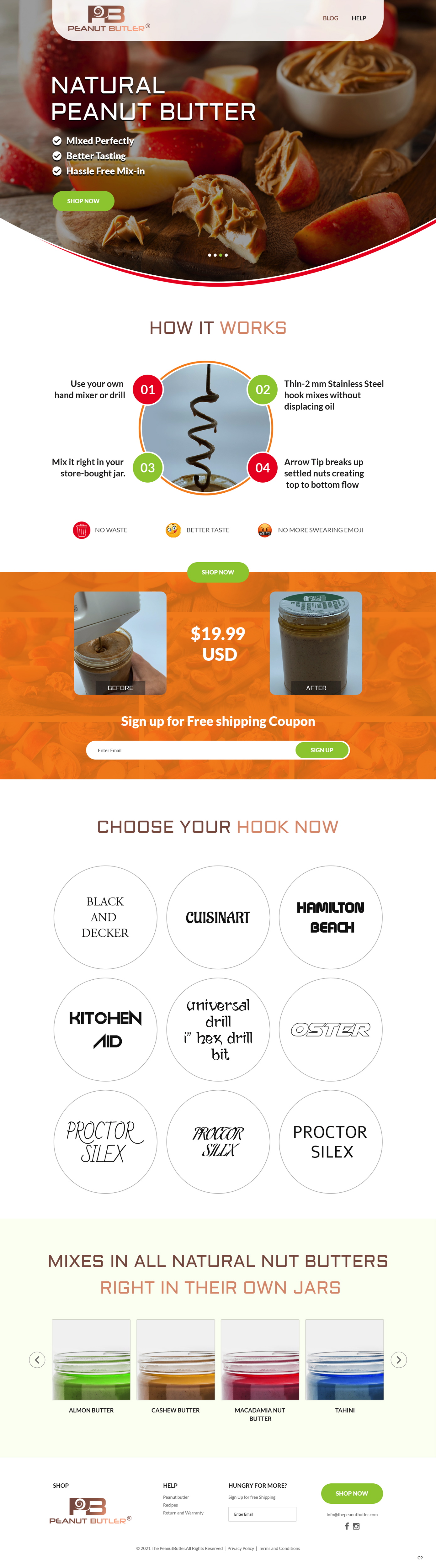 Web Design par pb pour The Peanut Butler | Design #26533170